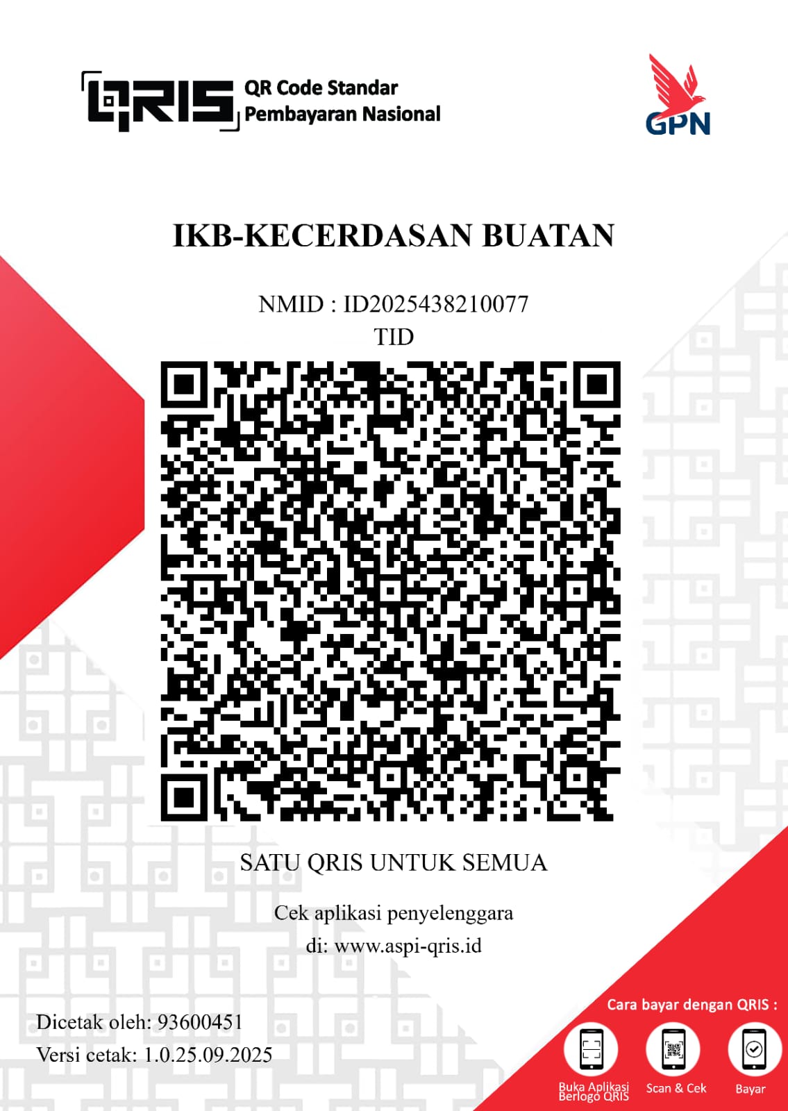 QRIS Payment Code
